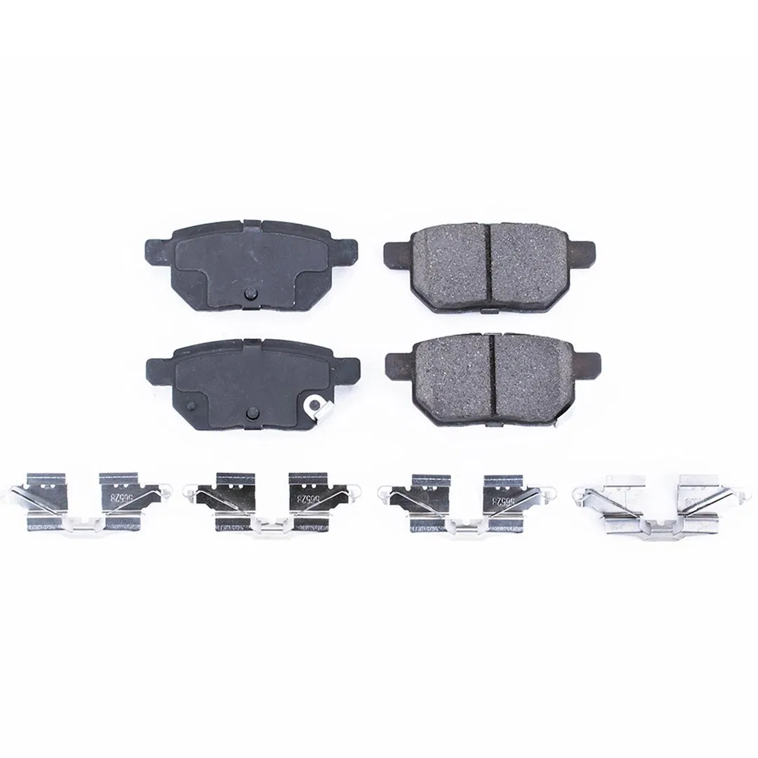 17-1354 – POWERSTOP Brake Pad, FMSI Number D1354 Ceramic Brake Pads Set Of 4 With Stainless Steel Hardware